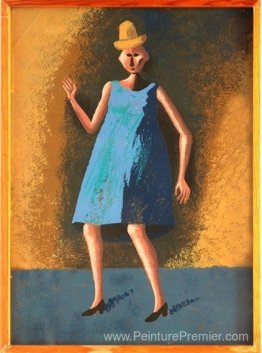 Femme avec chapeau Femme avec chapeau