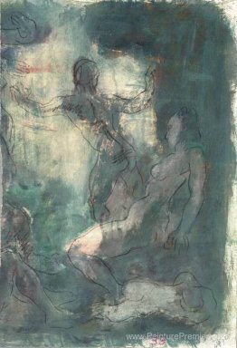 Figures nues dans une pièce Figures nues dans une pièce