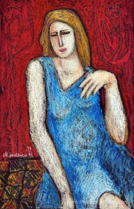 La femme à la robe bleue La femme à la robe bleue