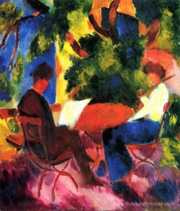 À la table du jardin À la table du jardin