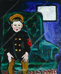 Portrait de M. P. Konchalovsky en uniforme naval Portrait de M. P. Konchalovsky en uniforme naval