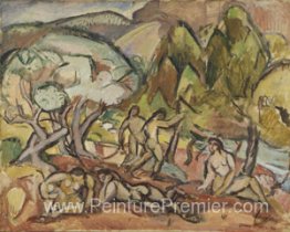 Paysage avec des chiffres Paysage avec des chiffres