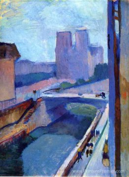 Un aperçu de Notre-Dame en fin d'après-midi Un aperçu de Notre-Dame en fin d'après-midi