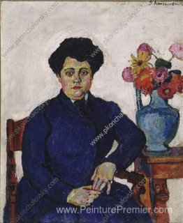 Portrait d'O. Konchalovskaya Portrait d'O. Konchalovskaya