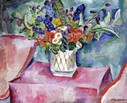 Nature morte. Fleurs en rose. Nature morte. Fleurs en rose.