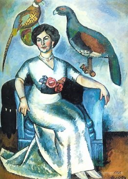 Portrait d'une dame avec des faisans Portrait d'une dame avec des faisans