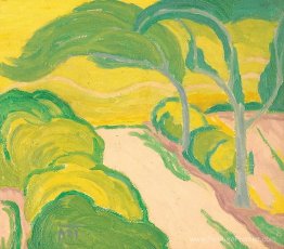 Paysage avec route Paysage avec route