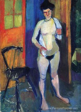 Nu avec une serviette blanche Nu avec une serviette blanche