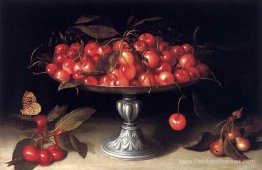 Cherries dans une compote d'argent Cherries dans une compote d'argent