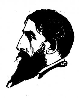 Portrait du poète français Jehan Rictus Portrait du poète français Jehan Rictus