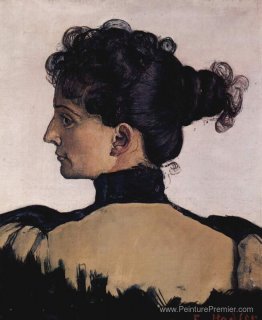 Portrait de Berthe Jacques, épouse de l'artiste Portrait de Berthe Jacques, épouse de l'artiste