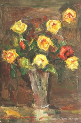 Vase avec des roses Vase avec des roses