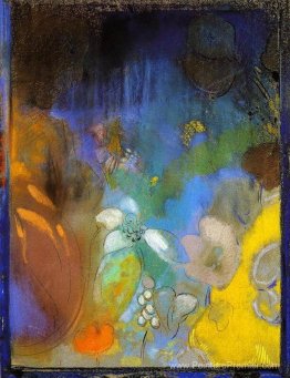 Femme en profil avec des fleurs Femme en profil avec des fleurs