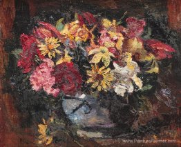 Vase avec des fleurs de champ Vase avec des fleurs de champ