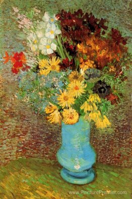 Vase avec marguerites et anémones Vase avec marguerites et anémones