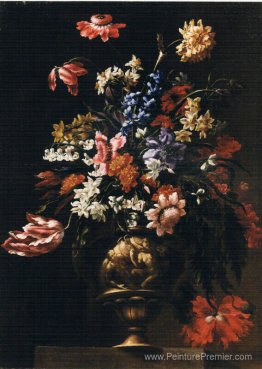 Nature morte avec un vase de fleurs Nature morte avec un vase de fleurs