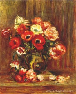 Nature morte avec des anémones Nature morte avec des anémones