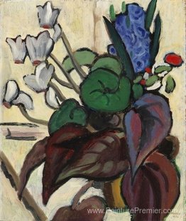 Blumen auf Wei? (Zyklamen und Hyazinthe) Blumen auf Wei? (Zyklamen und Hyazinthe)
