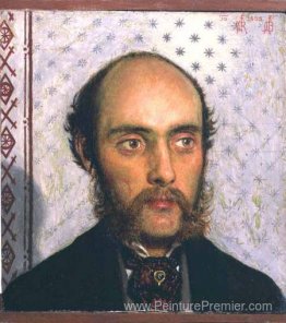 Portrait de William Michael Rossetti (1829-1919) par Lamplight Portrait de William Michael Rossetti (1829-1919) par Lamplight