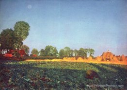 À la récolte de céréales À la récolte de céréales