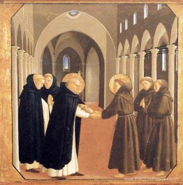 La réunion de Sts. Dominic et Francis d'Assisi La réunion de Sts. Dominic et Francis d'Assisi