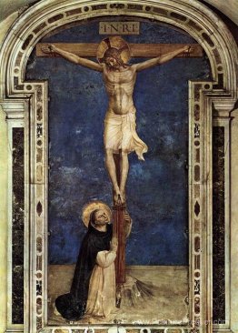 Saint Dominic adorant la crucifixion Saint Dominic adorant la crucifixion