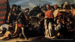 La réunion du pape Leo et Attila La réunion du pape Leo et Attila