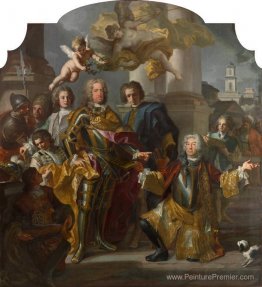 Gundaker Count Althann remettant à l'empereur Charles VI (Charle Gundaker Count Althann remettant à l'empereur Charles VI (Charle