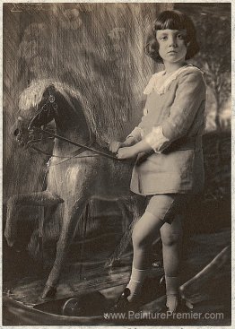 H.R.H. Le prince Léopold et son cheval de passe-temps H.R.H. Le prince Léopold et son cheval de passe-temps