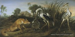 Sable du renard et du héron Sable du renard et du héron