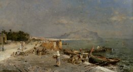 Sur le front de mer à Palerme Sur le front de mer à Palerme