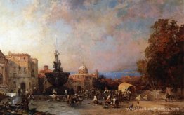 Un marché à Naples Un marché à Naples