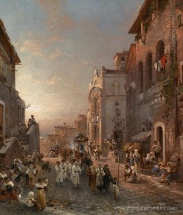 Procession à Naples Procession à Naples