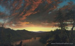 Crépuscule dans le désert Crépuscule dans le désert