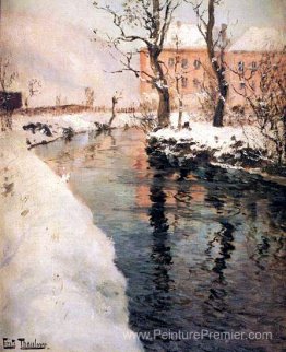 Une rivière en hiver Une rivière en hiver