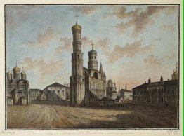 Ivan le grand clocher et le monastère de Chudov au Kremlin Ivan le grand clocher et le monastère de Chudov au Kremlin