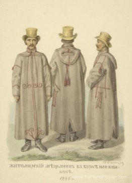 Burgher de Zhitomir dans le manteau Burgher de Zhitomir dans le manteau