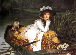 Jeune femme dans un bateau Jeune femme dans un bateau