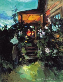 Soirée d'été sur le porche Soirée d'été sur le porche