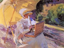 Maria Painting à El Pardo Maria Painting à El Pardo