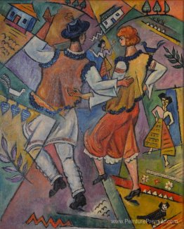 Composition avec des motifs roumains Composition avec des motifs roumains