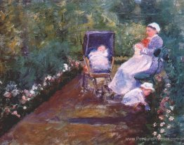 Enfants dans un jardin Enfants dans un jardin
