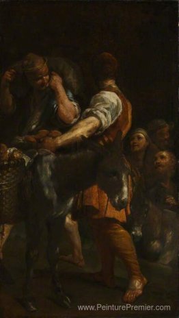 Paysans avec ânes Paysans avec ânes