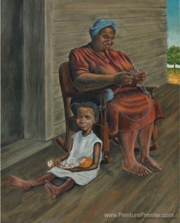 Sur le porche Sur le porche