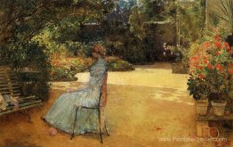 La femme de l'artiste dans un jardin, Villiers-le-Bel La femme de l'artiste dans un jardin, Villiers-le-Bel