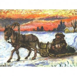 Voyageur d'hiver (coucher de soleil) Voyageur d'hiver (coucher de soleil)