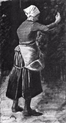 Femme qui nourrit les poulets Femme qui nourrit les poulets