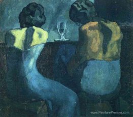 Deux femmes assises dans un bar Deux femmes assises dans un bar