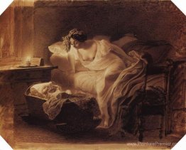 Mère réveillée par son enfant qui pleure Mère réveillée par son enfant qui pleure