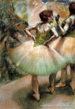 Danseurs, rose et vert Danseurs, rose et vert